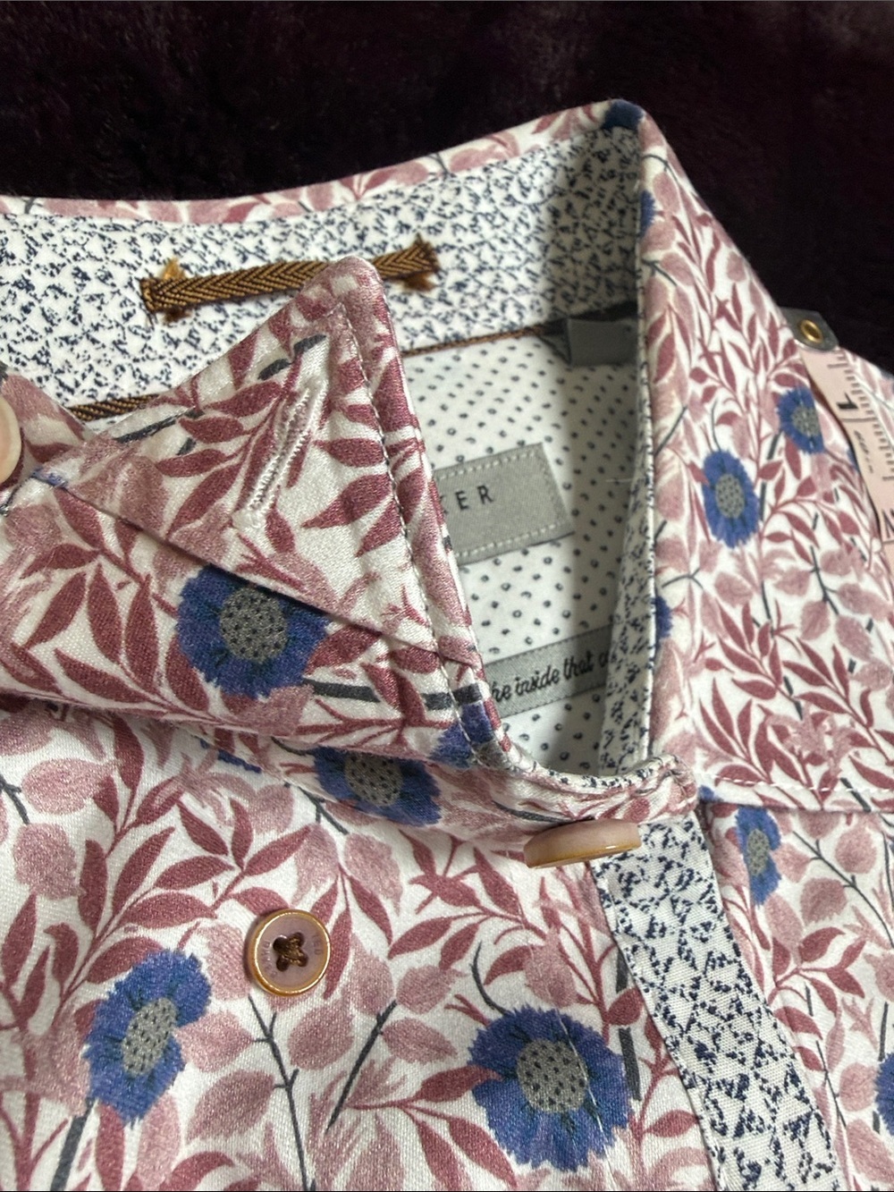 Ted Baker Floral Button-Up - Picture 11 of 11